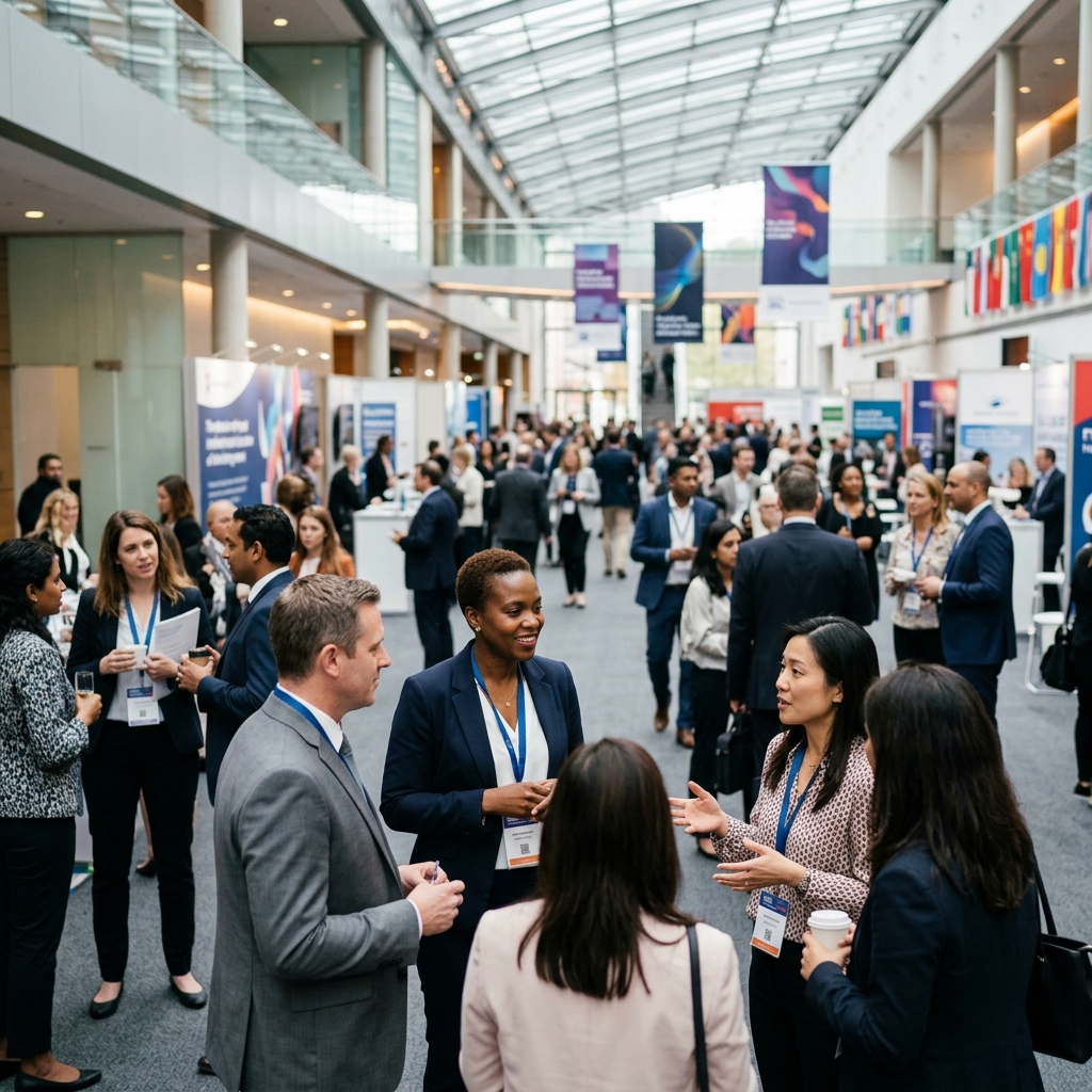 Networking at the Global Education Event