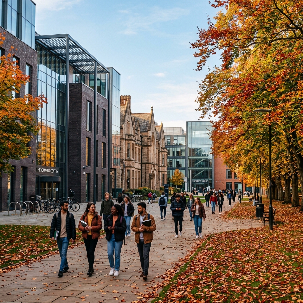 University Campus in Autumn